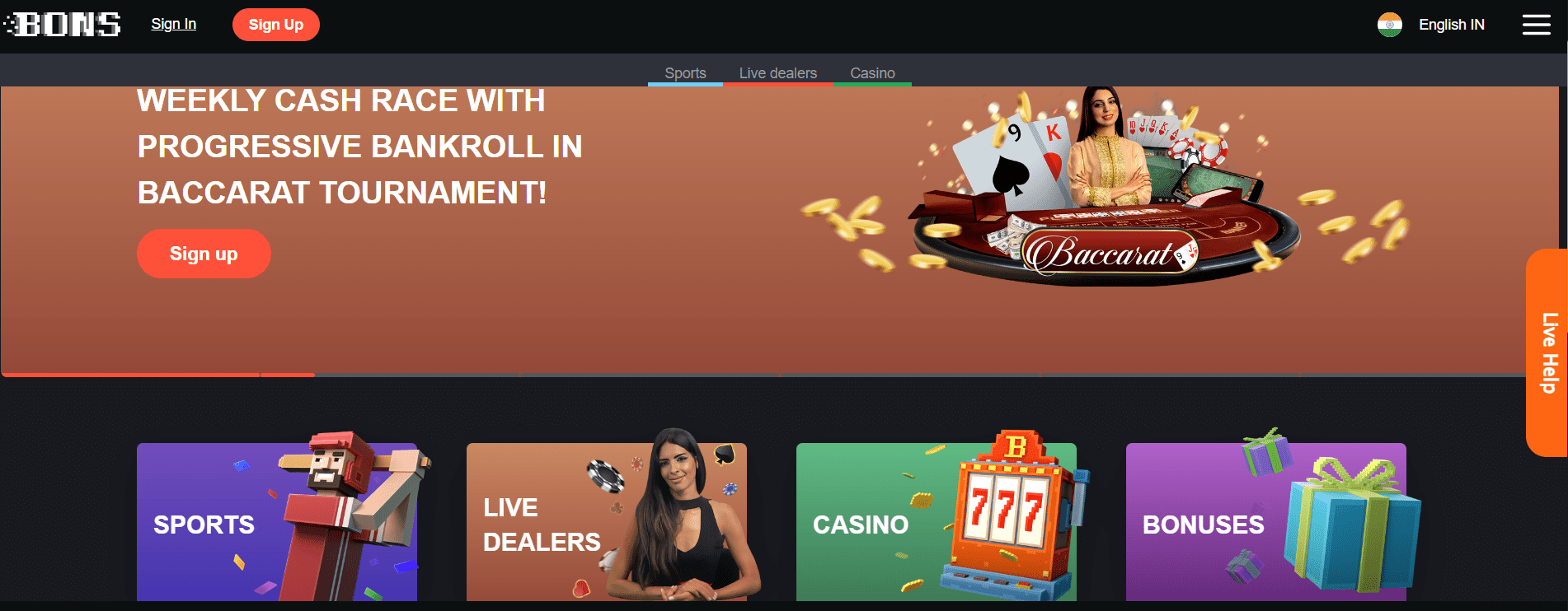 bons casino login benefits